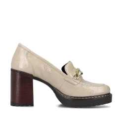 Rieker Women'S Pumps Cream Beige-Black