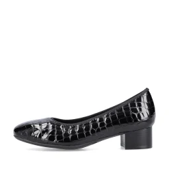 Rieker Women'S Pumps Glossy Black