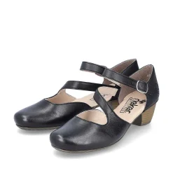 Rieker Women'S Pumps Glossy Black