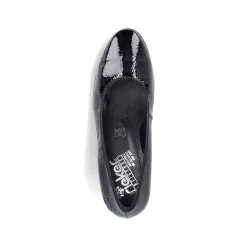 Rieker Women'S Pumps Glossy Black