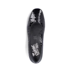 Rieker Women'S Pumps Glossy Black