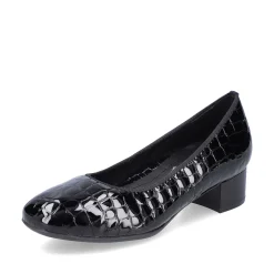 Rieker Women'S Pumps Glossy Black