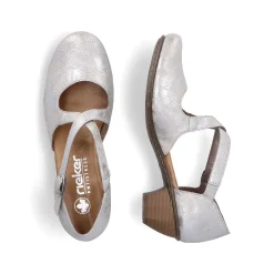 Rieker Women'S Pumps Silver-Platinum