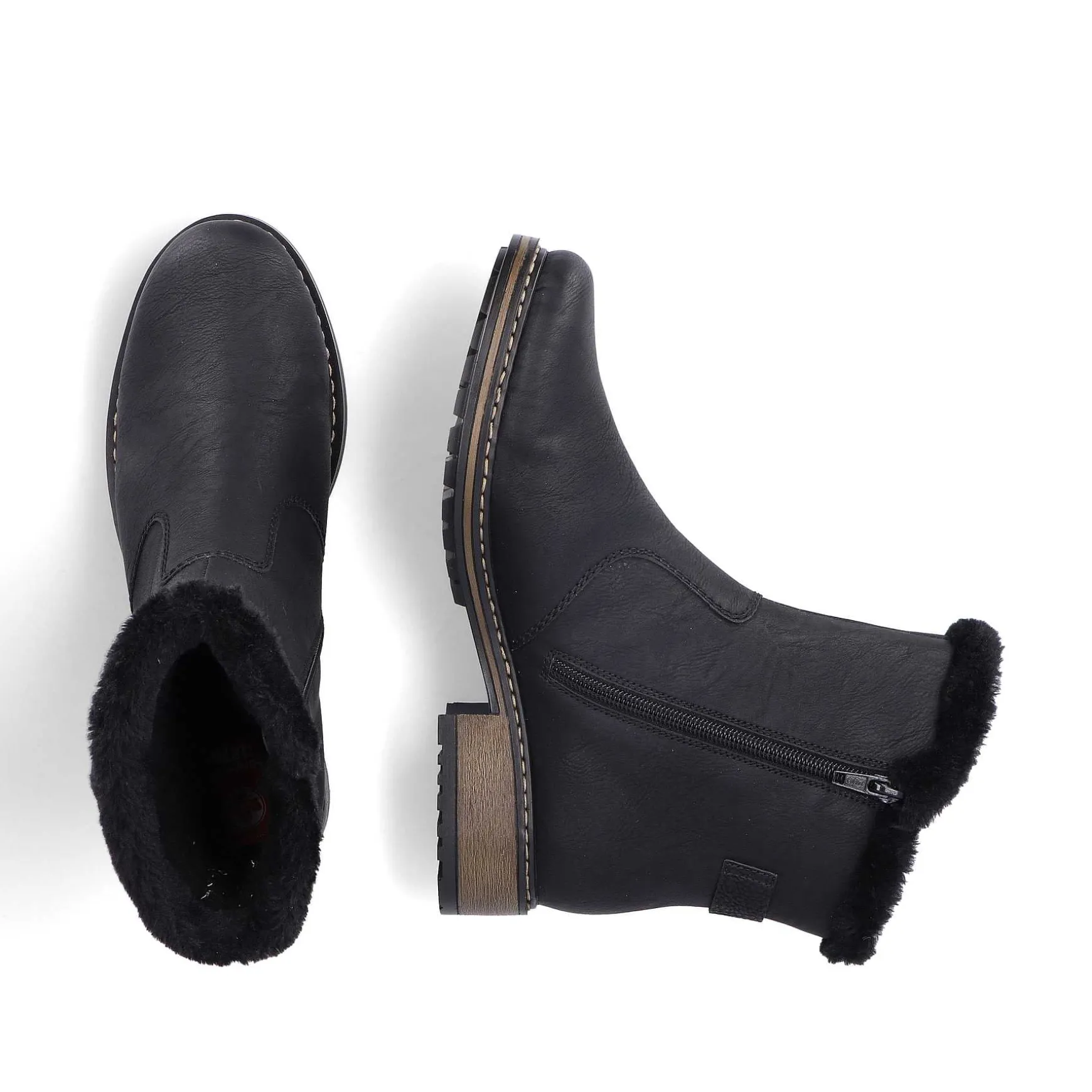 Rieker Women'S Short Boots Jet Black