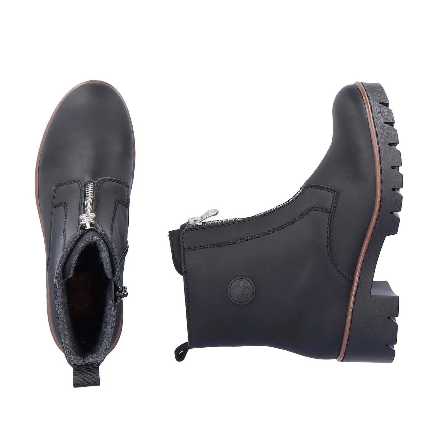 Rieker Women'S Short Boots Jet Black