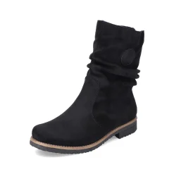 Rieker Women'S Short Boots Graphite Black