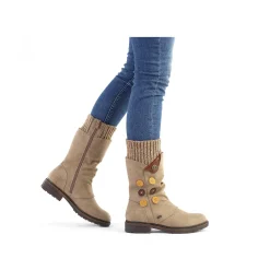 Rieker Women'S Short Boots Beige