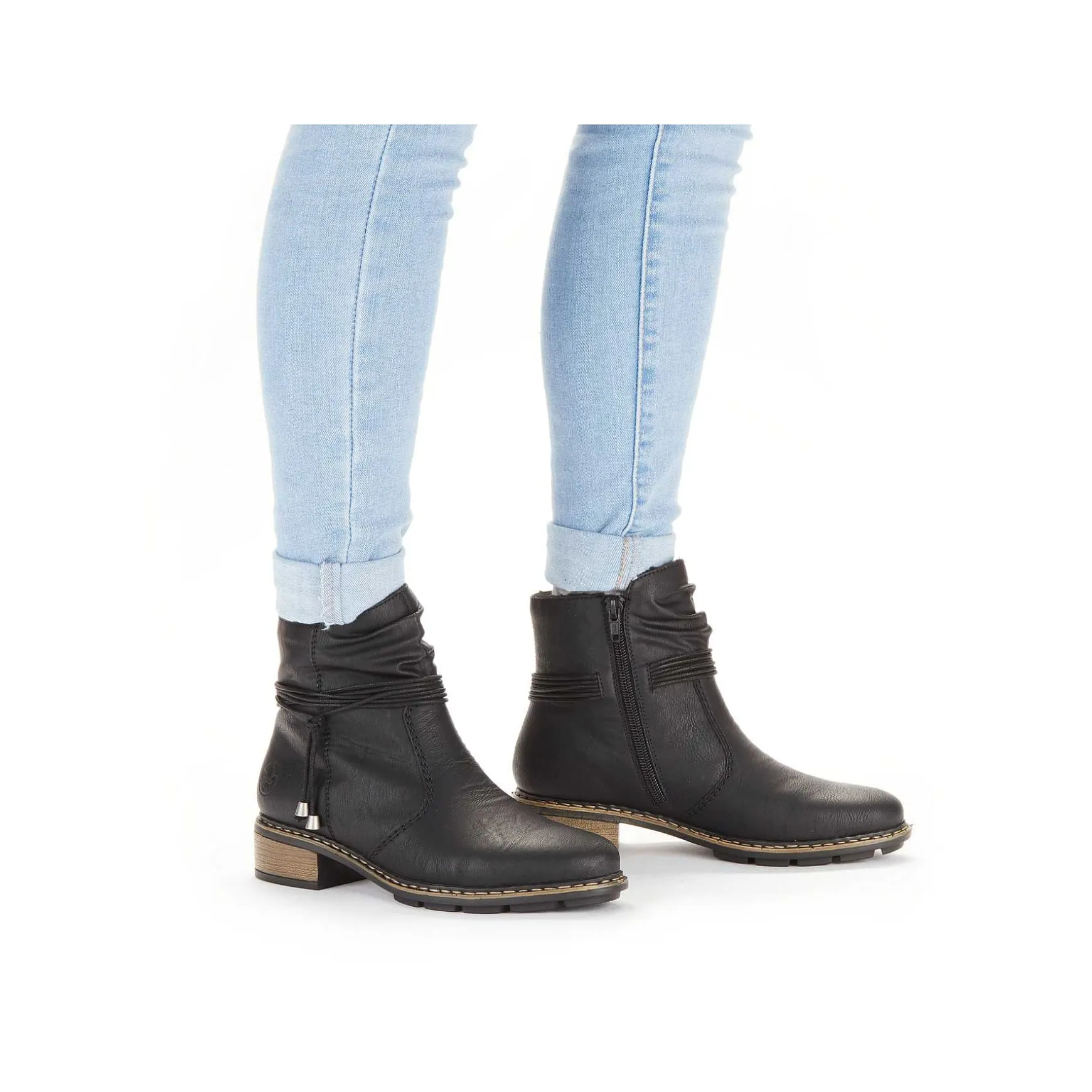 Rieker Women'S Short Boots Jet Black