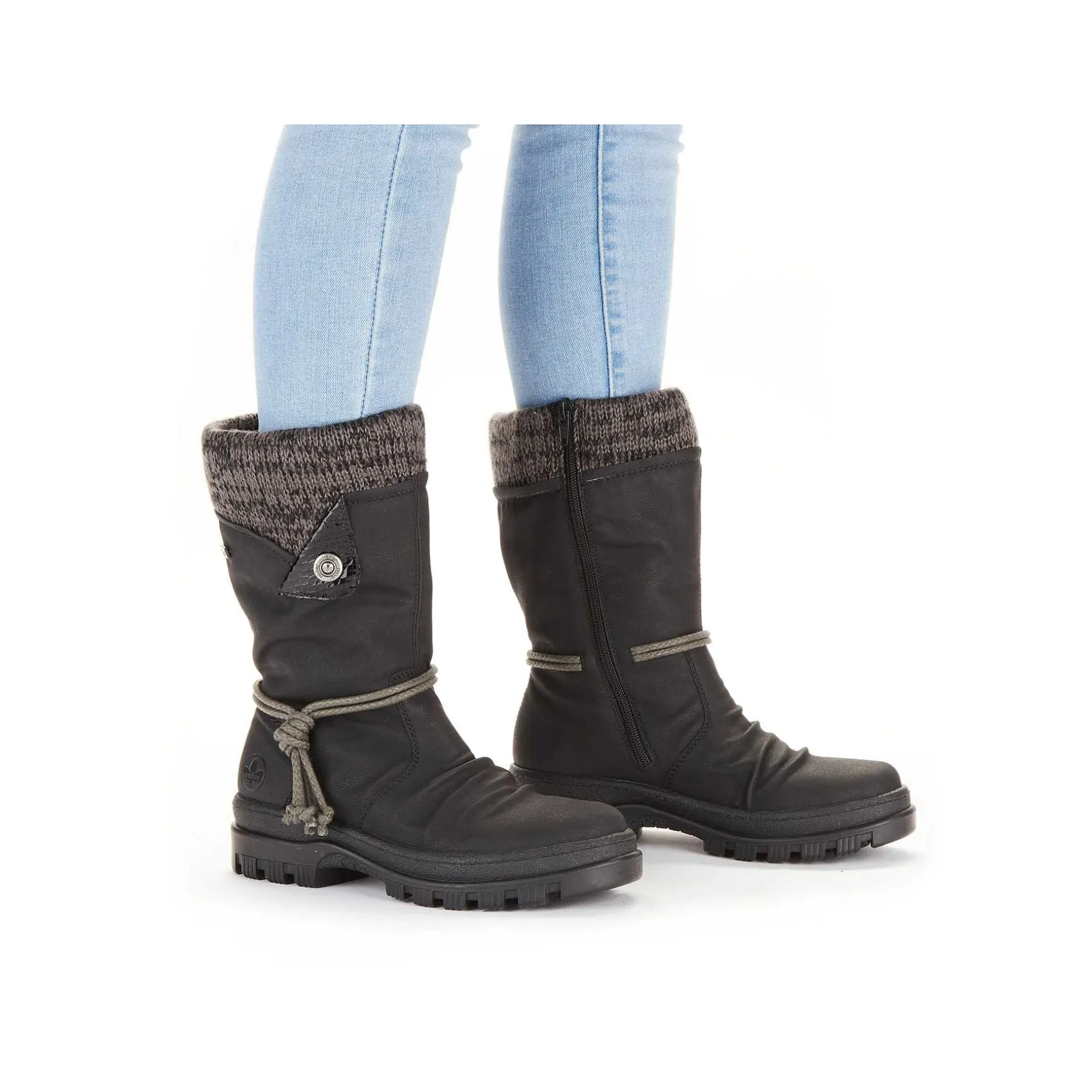 Rieker Women'S Short Boots Night Black
