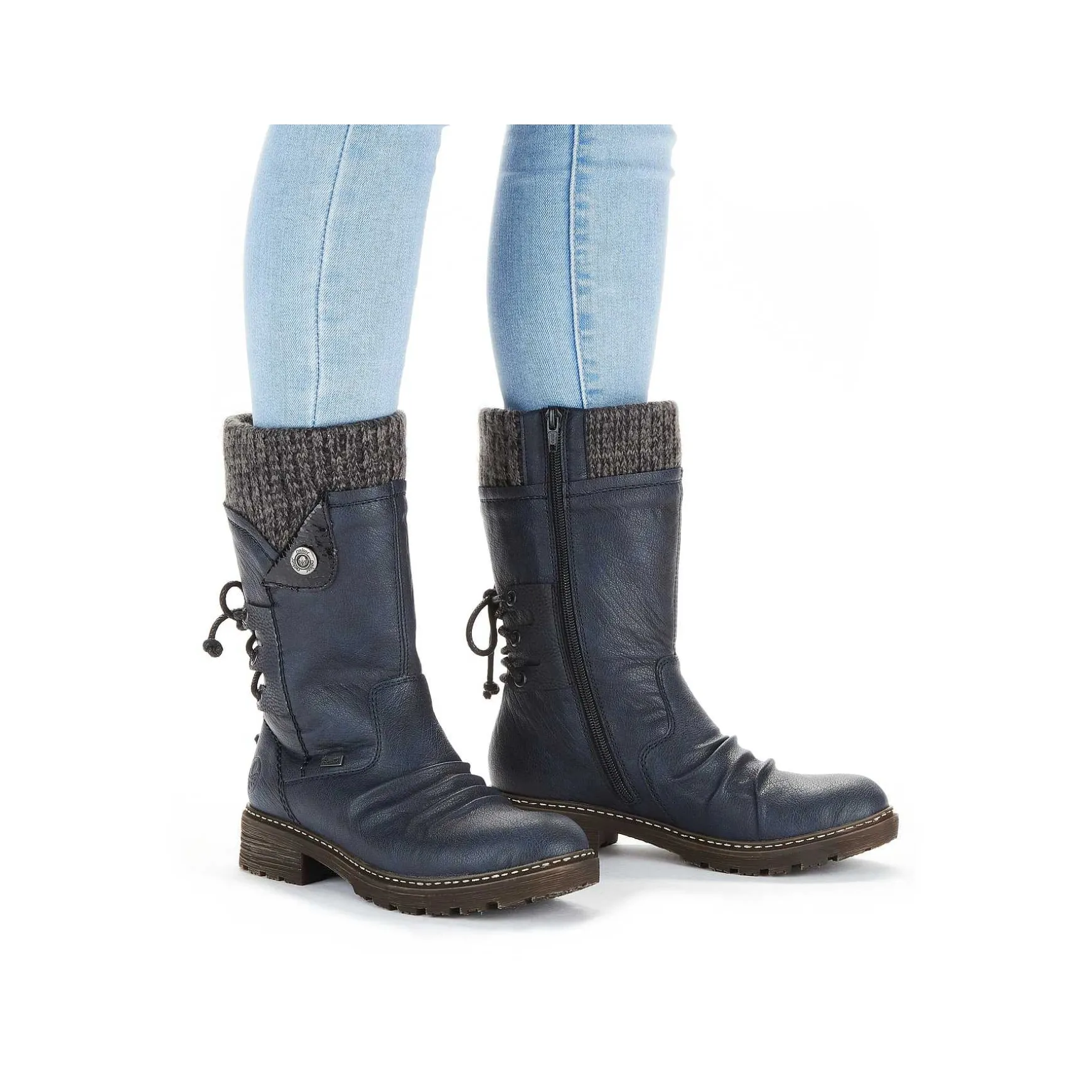 Rieker Women'S Short Boots Slate Blue