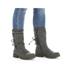 Rieker Women'S Short Boots Granite Gray