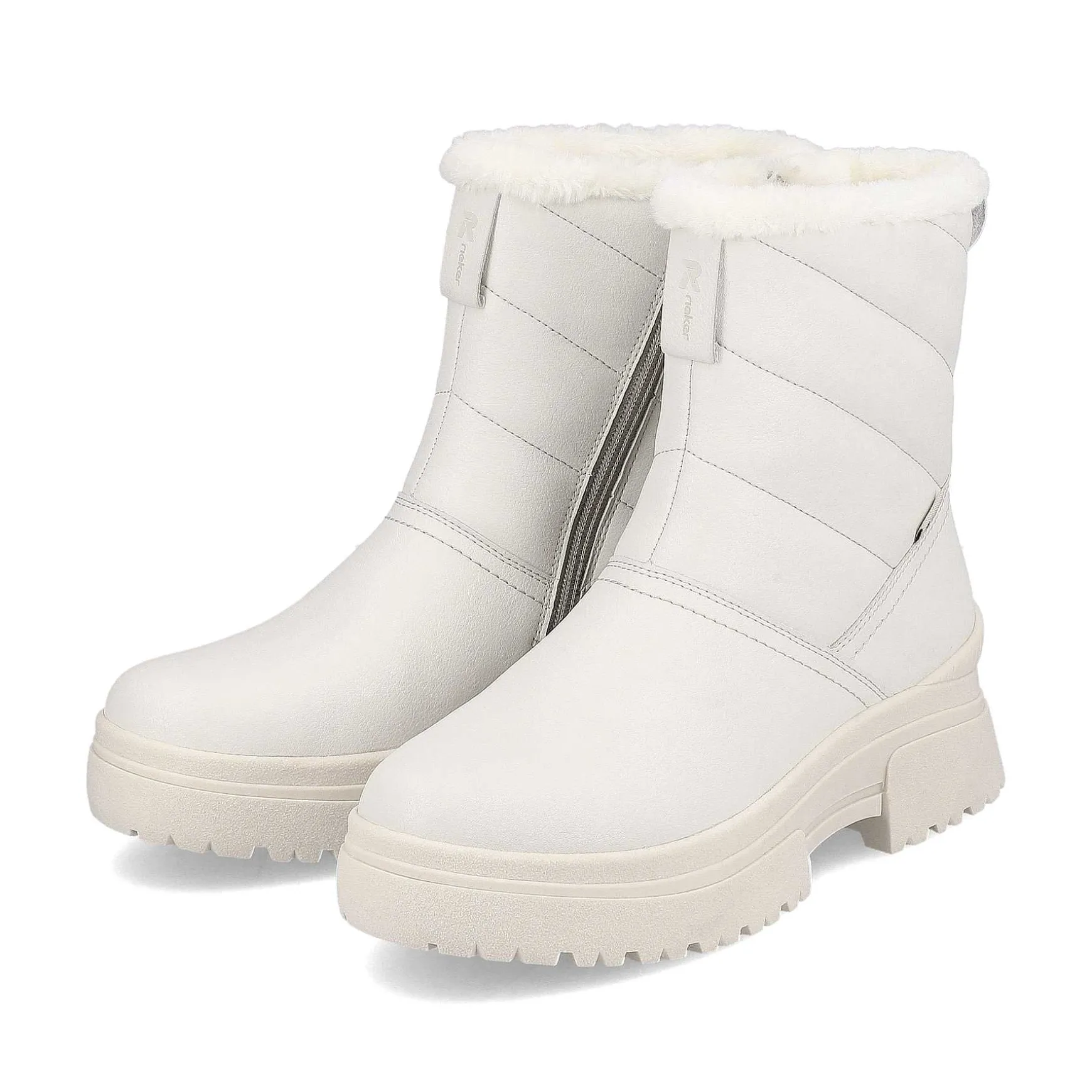 Rieker Women'S Short Boots Snow White
