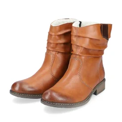 Rieker Women'S Short Boots Caramel Brown
