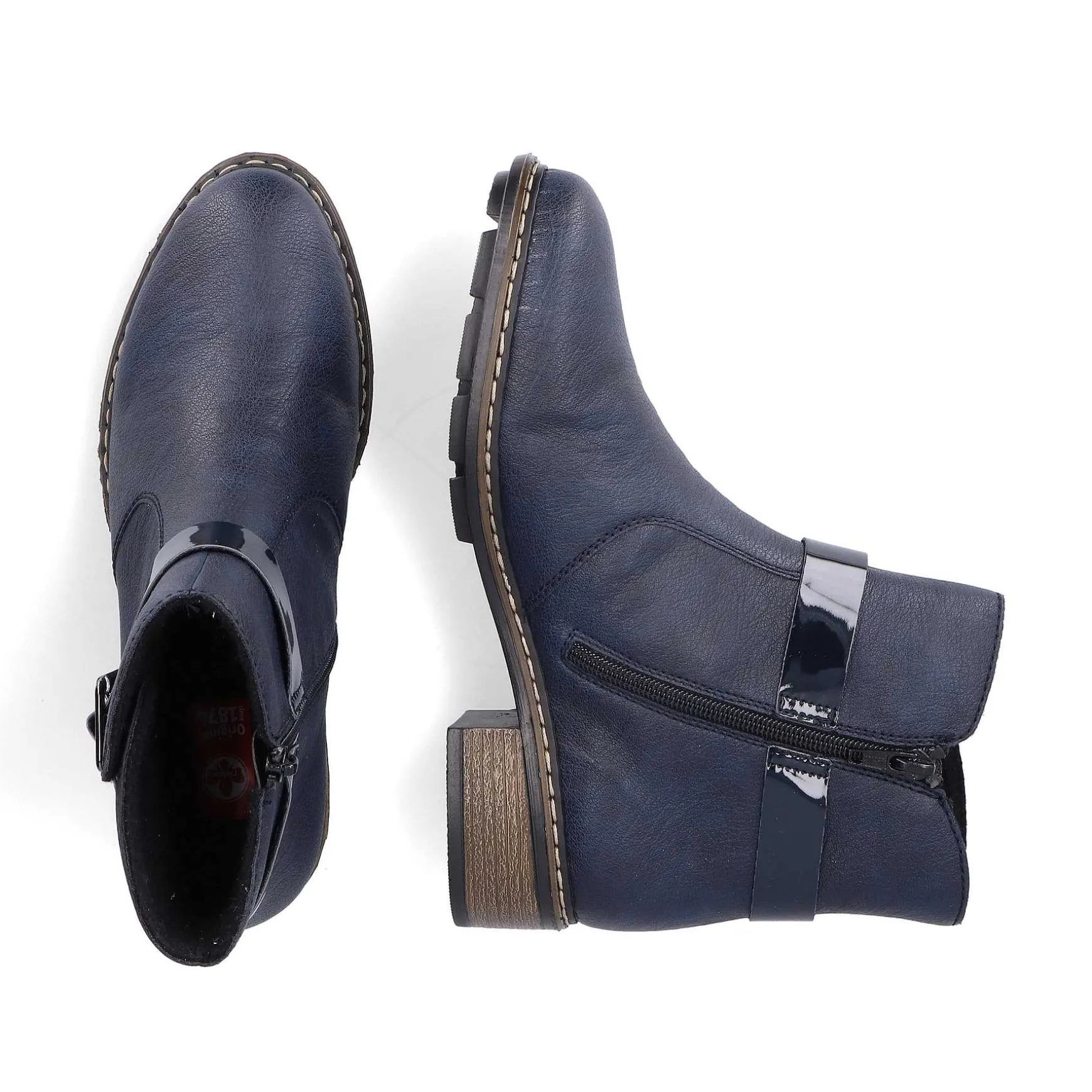 Rieker Women'S Short Boots Azure Blue