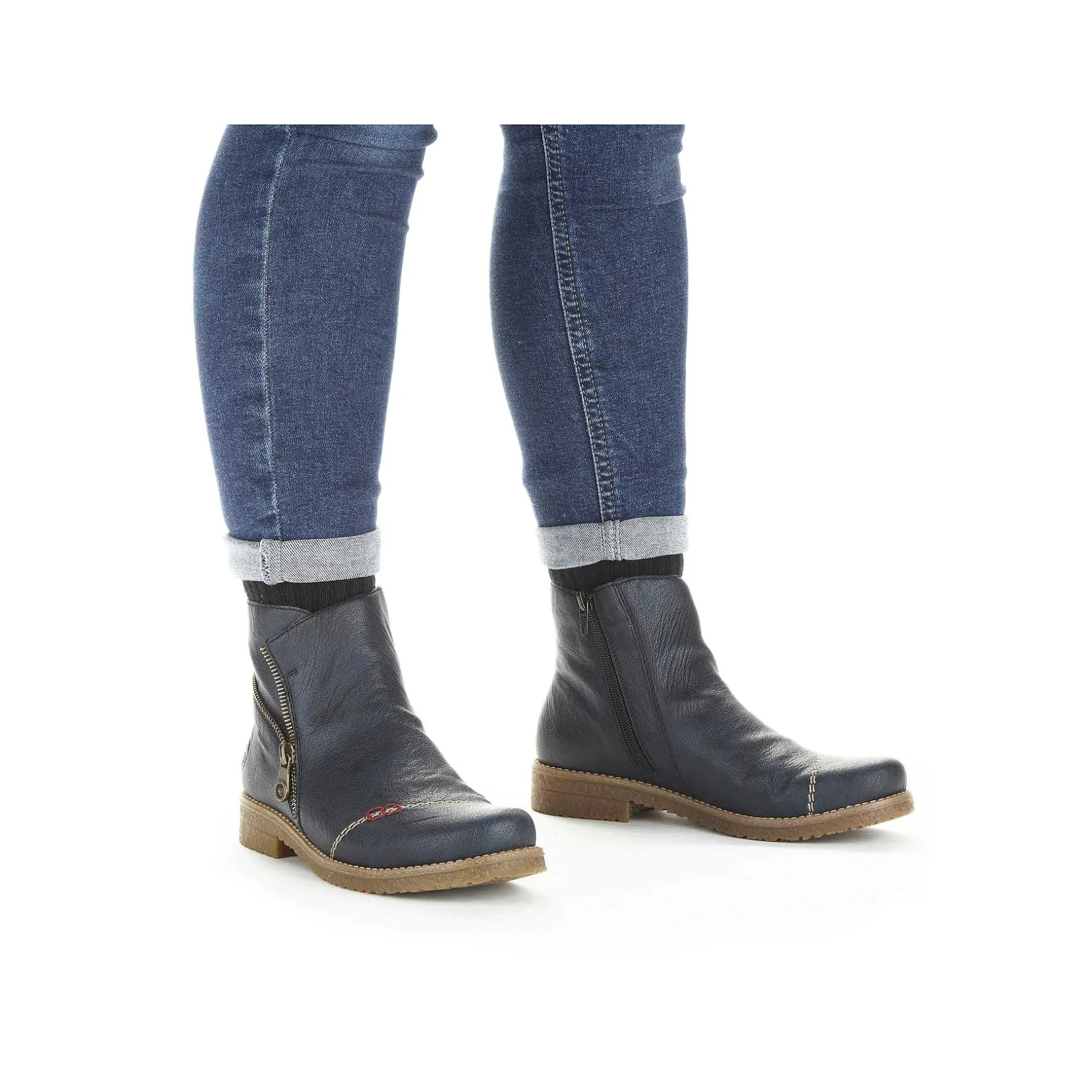 Rieker Women'S Short Boots Navy Blue