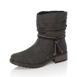 Rieker Women'S Short Boots Asphalt Gray