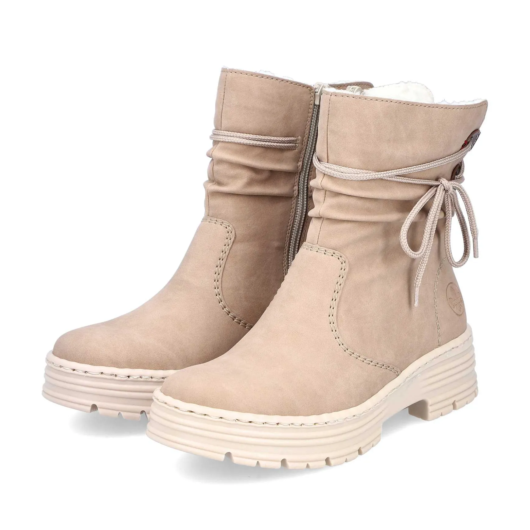 Rieker Women'S Short Boots Cream Beige