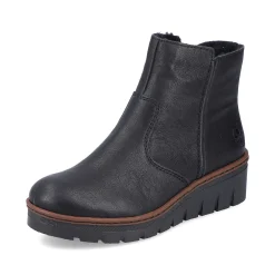 Rieker Women'S Short Boots Graphite Black