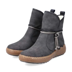 Rieker Women'S Short Boots Granite Gray