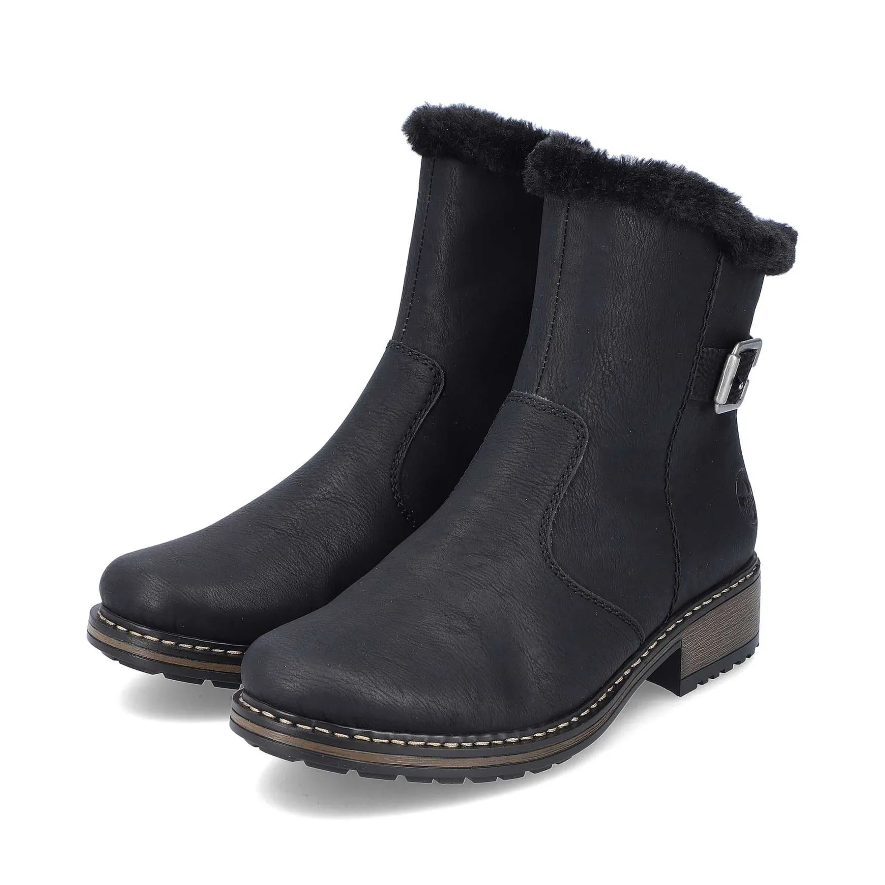 Rieker Women'S Short Boots Jet Black