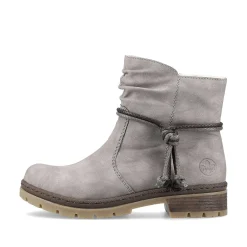 Rieker Women'S Short Boots Silver Gray