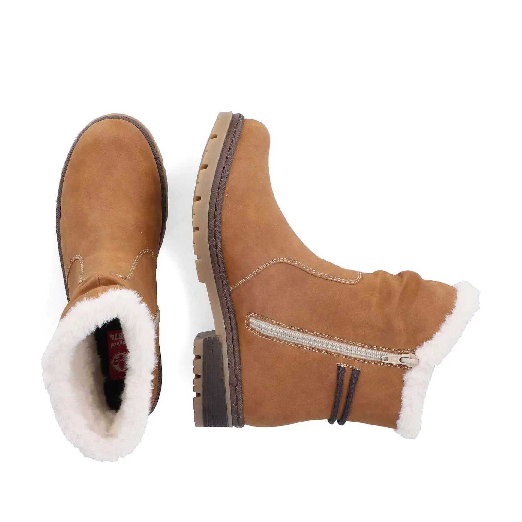 Rieker Women'S Short Boots Camel Brown