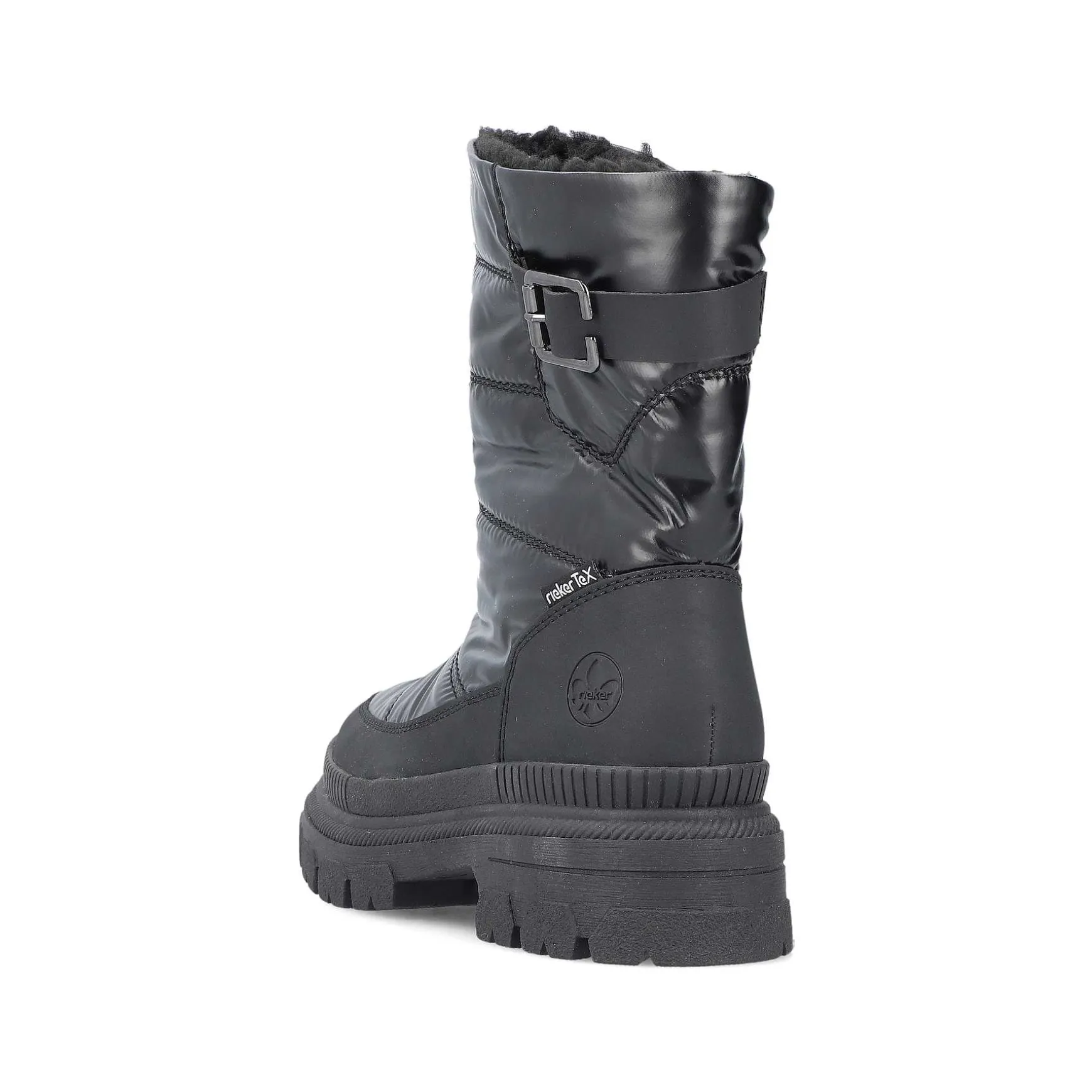 Rieker Women'S Short Boots Glossy Black