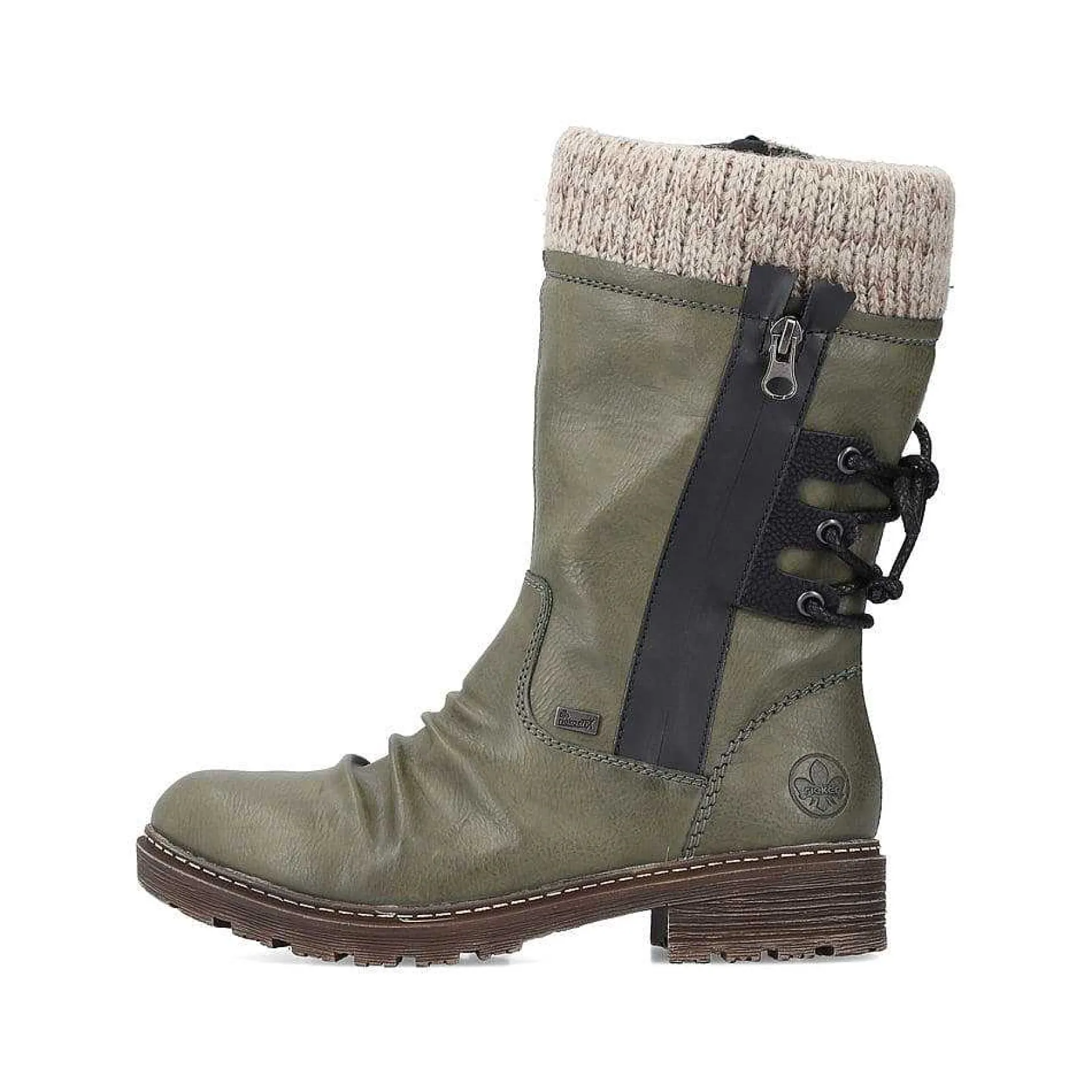 Rieker Women'S Short Boots Khaki Green
