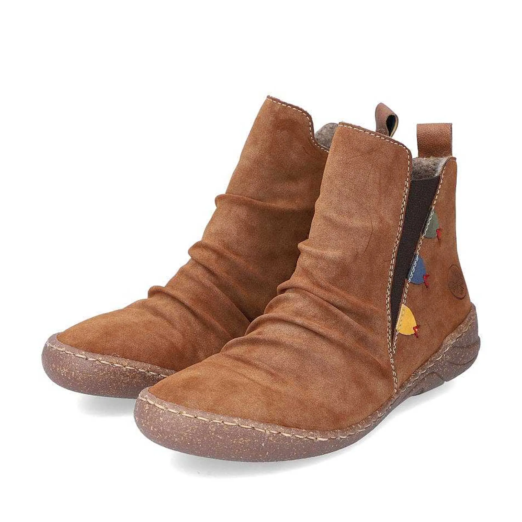 Rieker Women'S Short Boots Caramel Brown