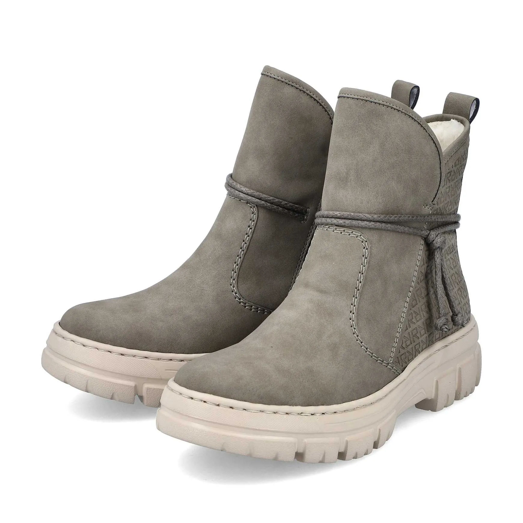 Rieker Women'S Short Boots Gray Green