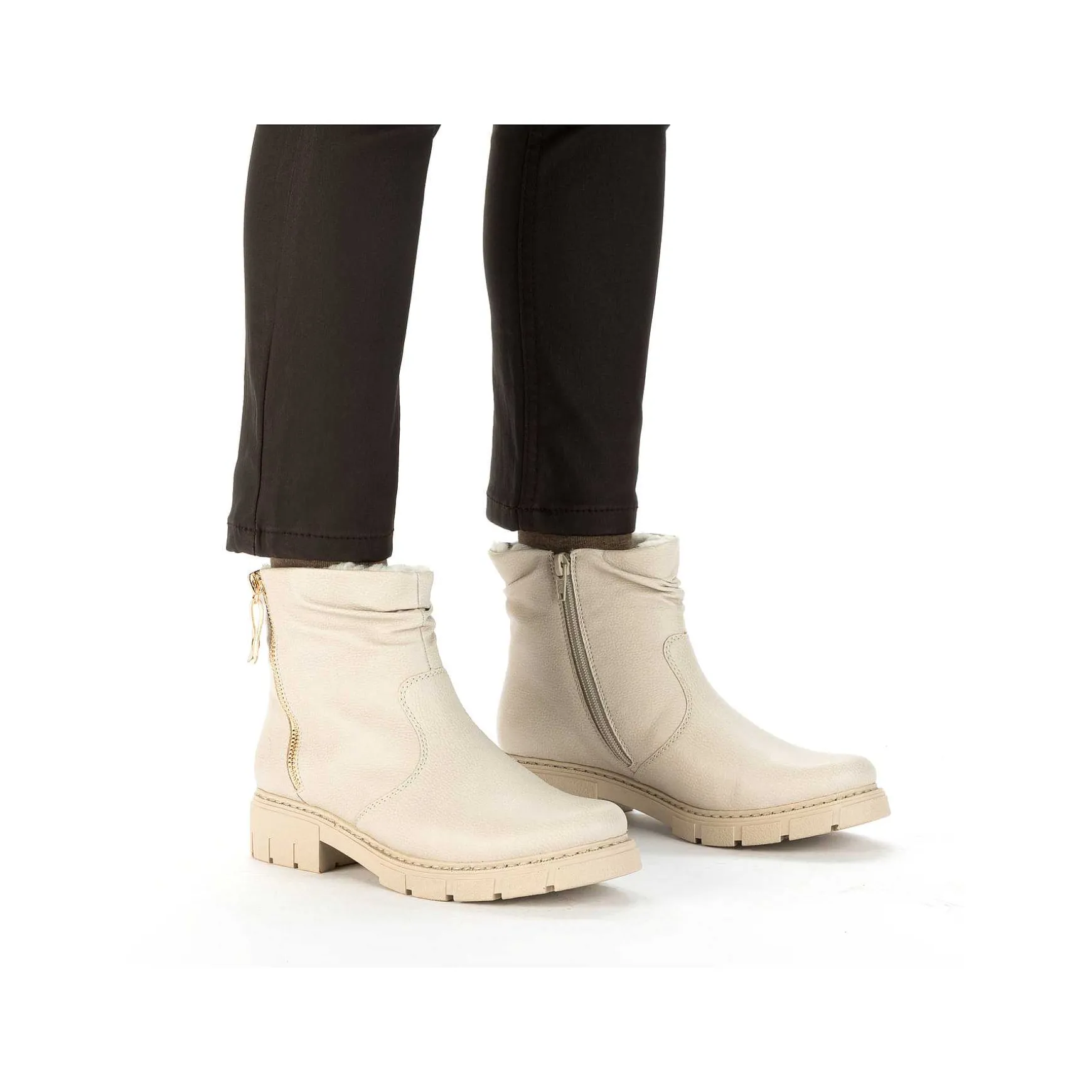 Rieker Women'S Short Boots Light Beige