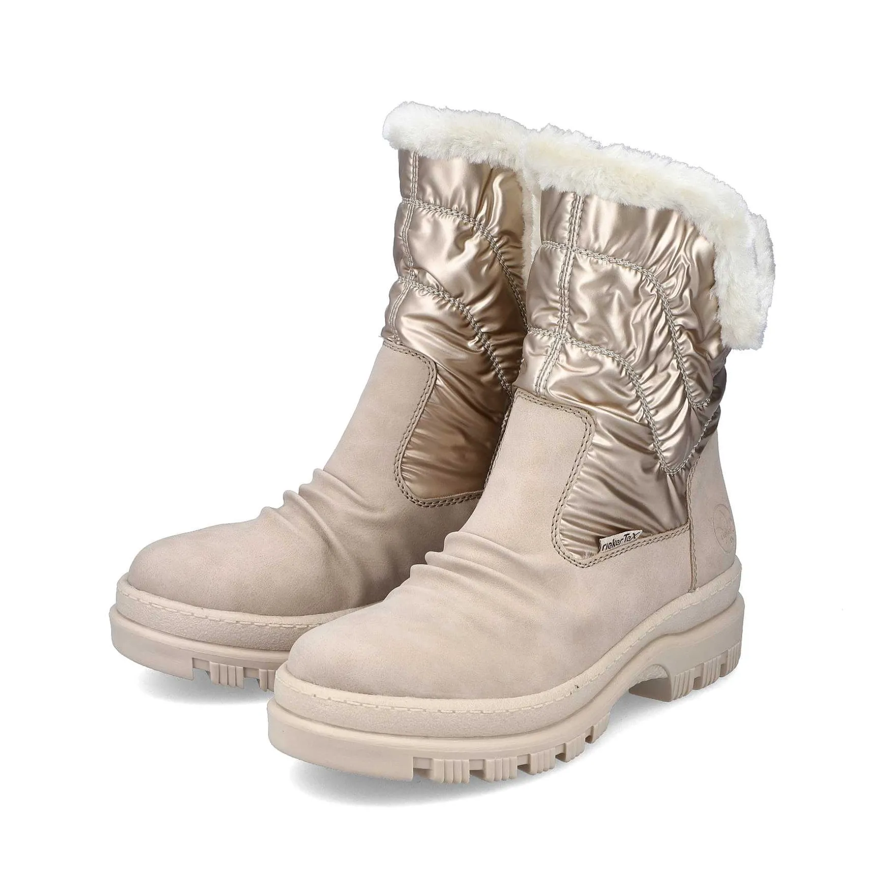 Rieker Women'S Short Boots Champagne