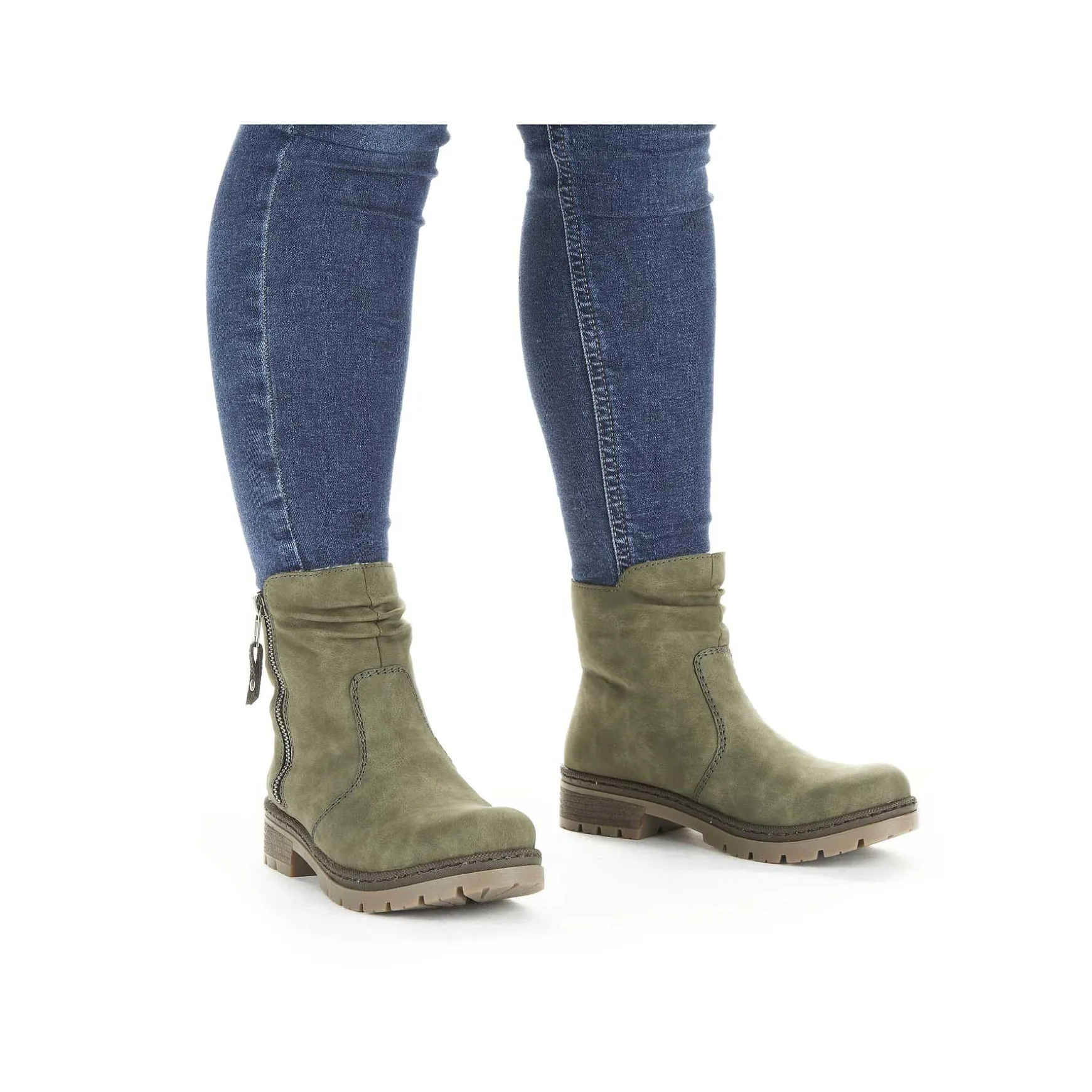 Rieker Women'S Short Boots Leaf Green