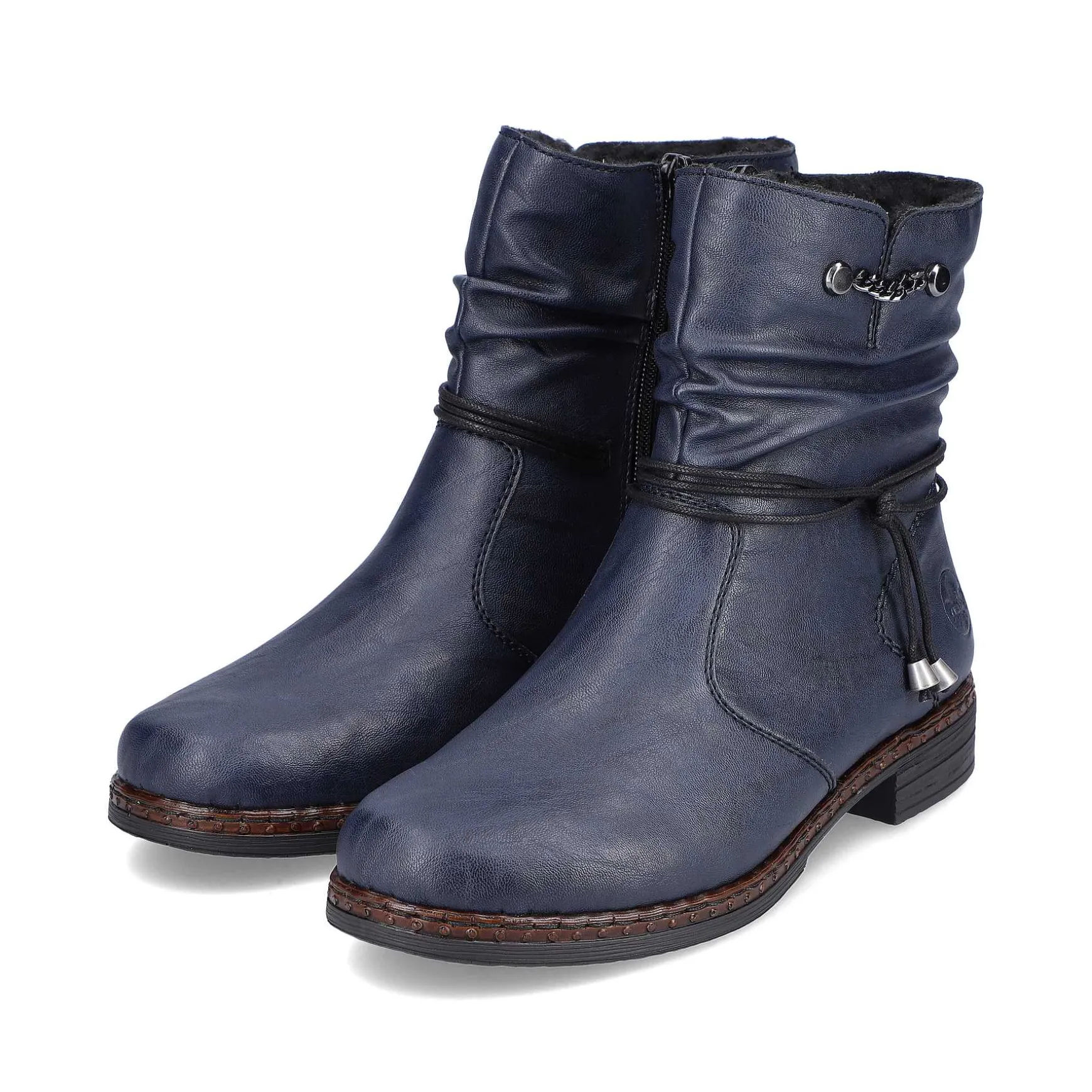 Rieker Women'S Short Boots Navy Blue