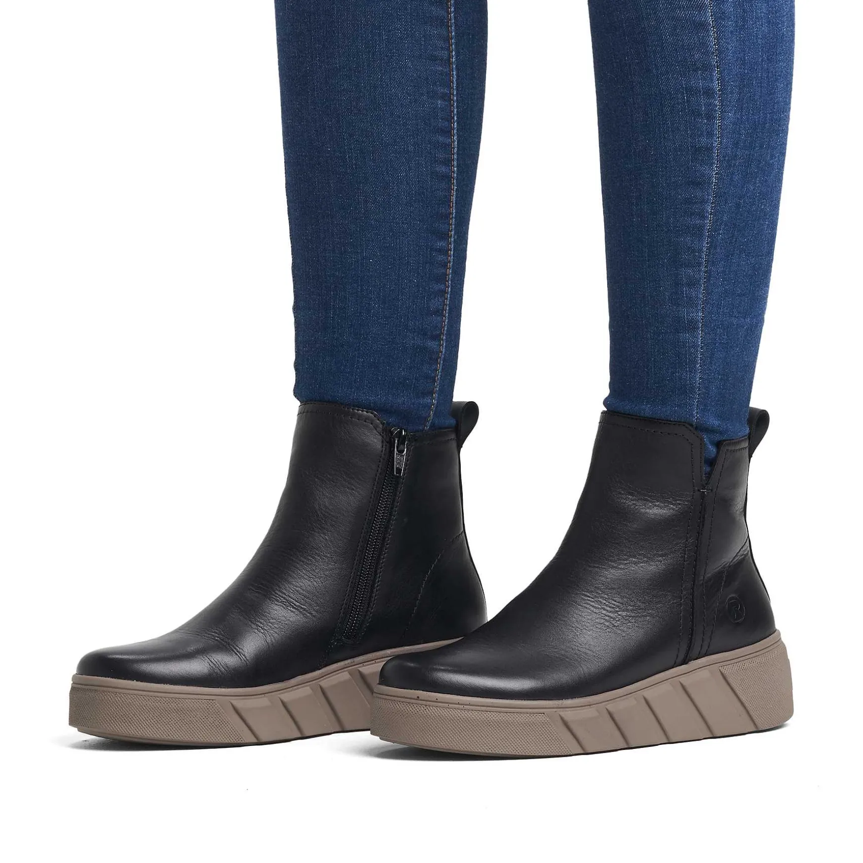 Rieker Women'S Short Boots Deep Black