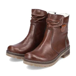 Rieker Women'S Short Boots Chestnut Brown