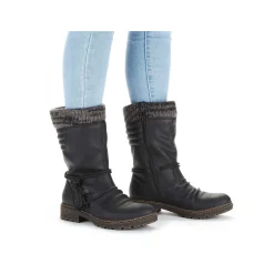 Rieker Women'S Short Boots Jet Black