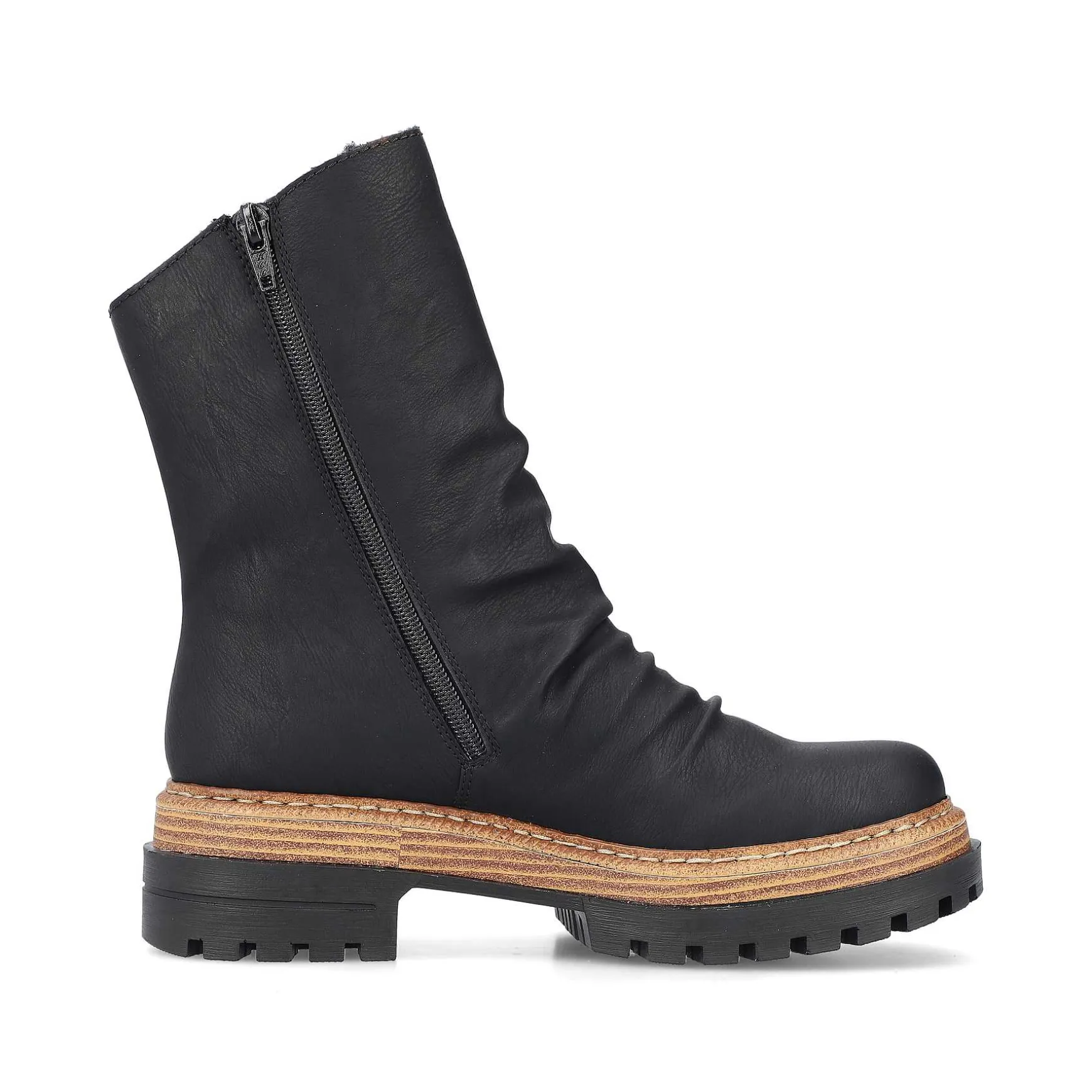 Rieker Women'S Short Boots Asphalt Black