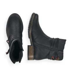Rieker Women'S Short Boots Jet Black