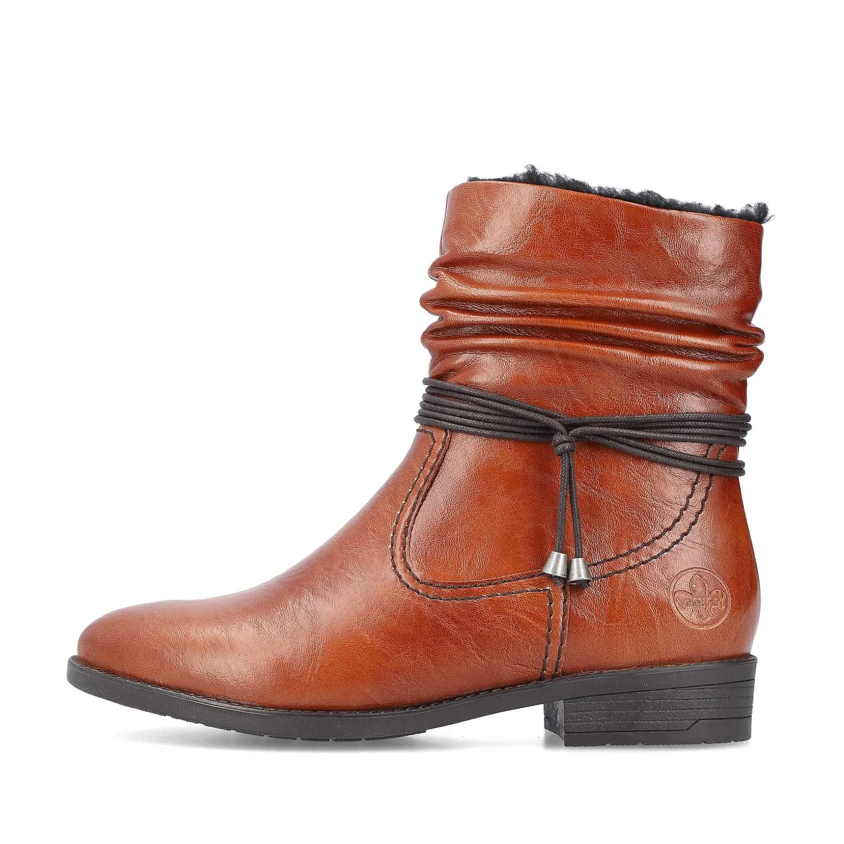 Rieker Women'S Short Boots Chestnut Brown