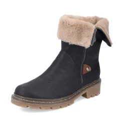 Rieker Women'S Short Boots Asphalt Black