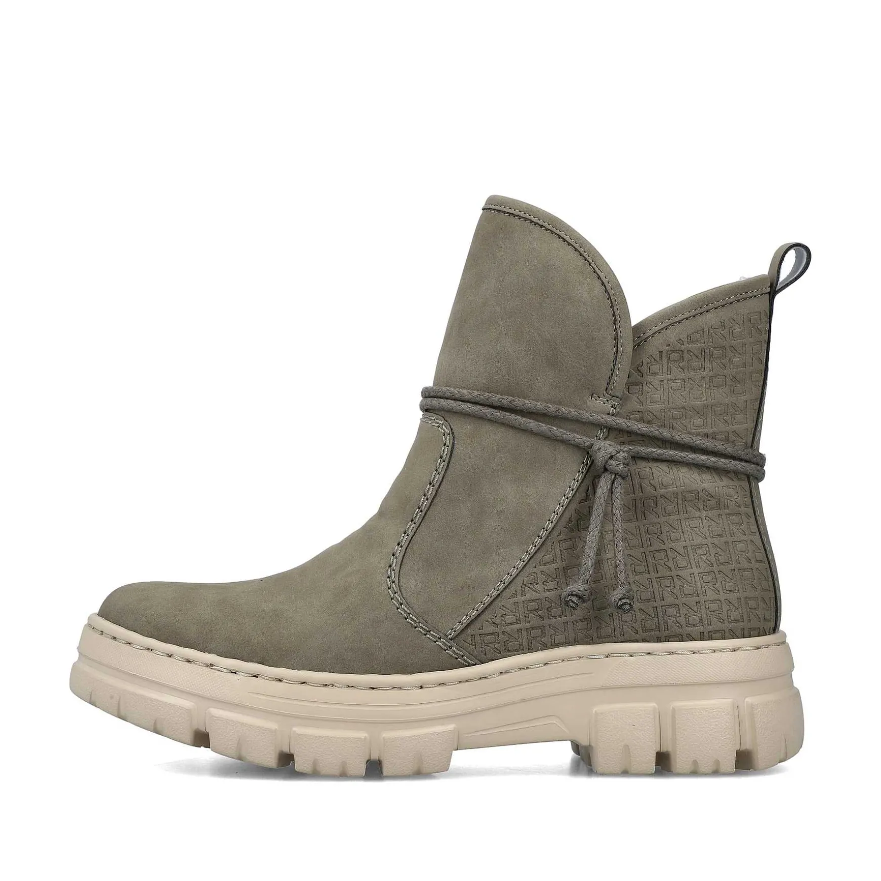 Rieker Women'S Short Boots Gray Green