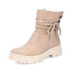 Rieker Women'S Short Boots Cream Beige