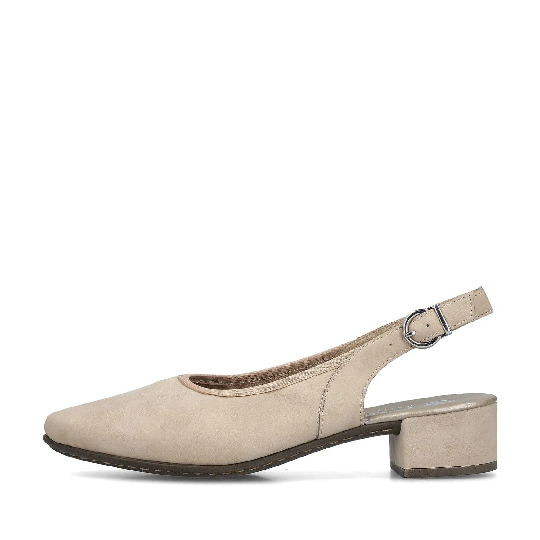 Rieker Women'S Slingback Pumps Champagne
