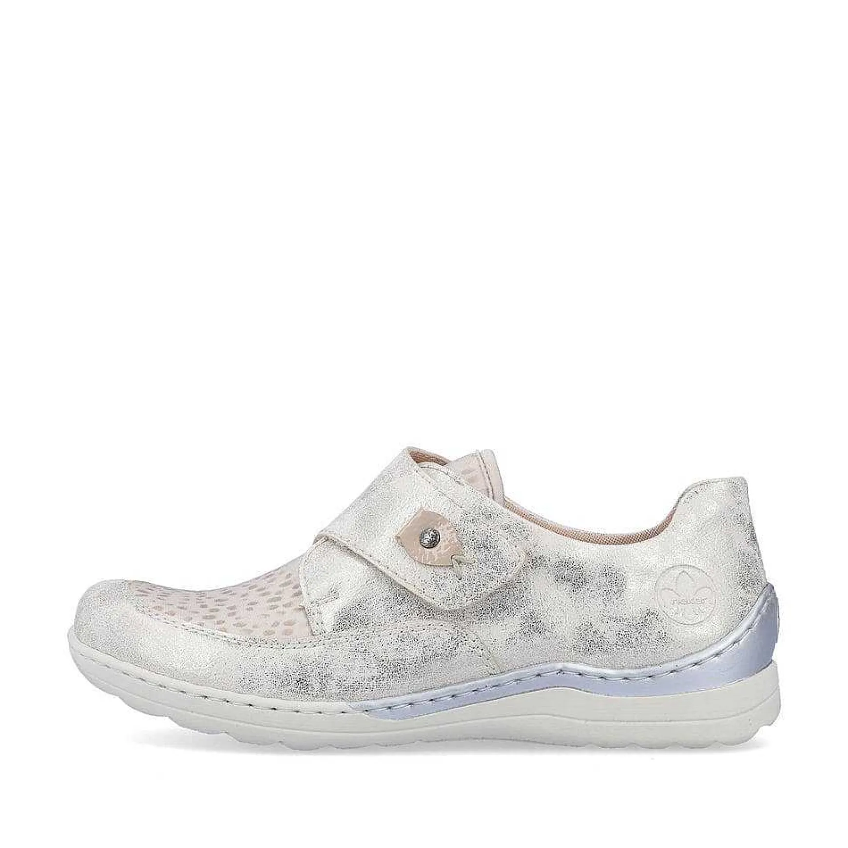 Rieker Women'S Slippers Champagne Metallic
