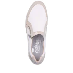 Rieker Women'S Slippers Cream White