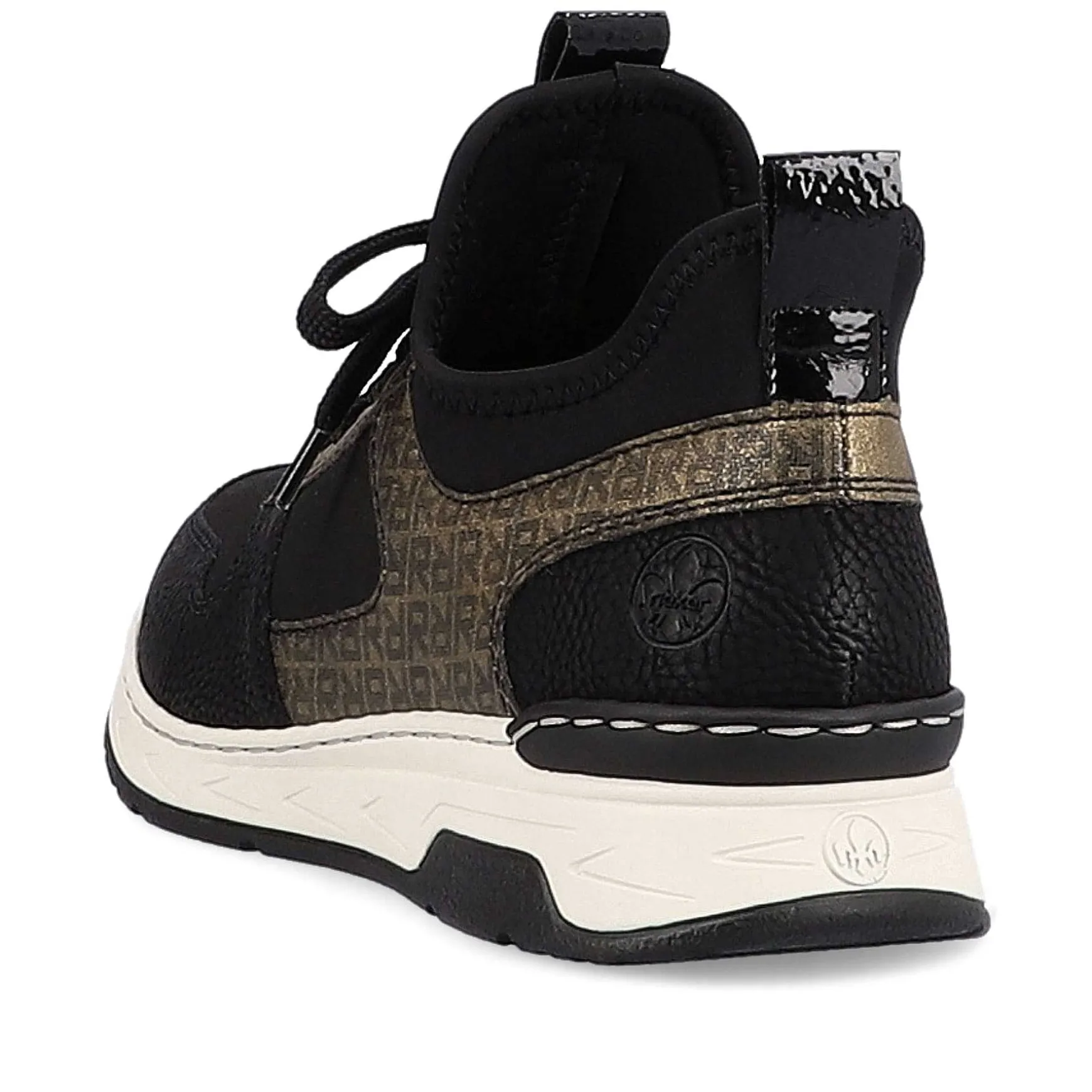 Rieker Women'S Slippers Deep Black-Khaki