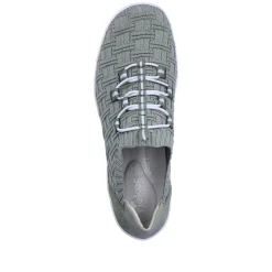 Rieker Women'S Slippers Green Grey