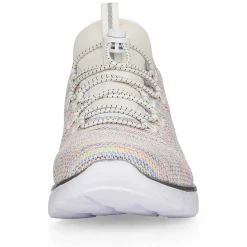 Rieker Women'S Slippers In White And Rainbow Colour