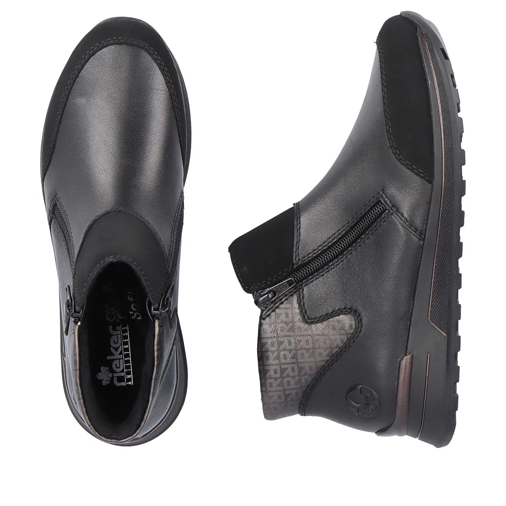 Rieker Women'S Slippers Jet Black